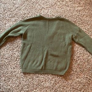 Olive green sweater